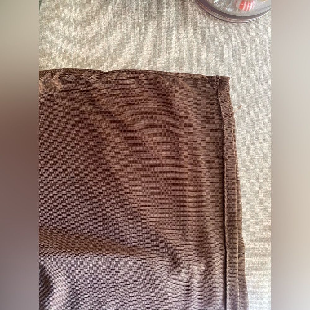 Fashion Nova Kristen Mesh Maxi Dress Brown Mesh Long Sleeve Sz Large NWT - Picture 12 of 14